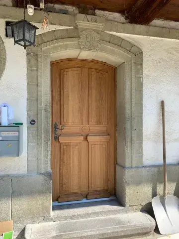 Massivholztüre gestemmt