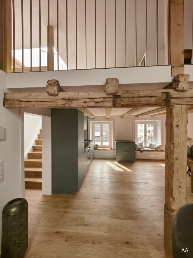 Umbau und Renovation in altem Glarnerhaus