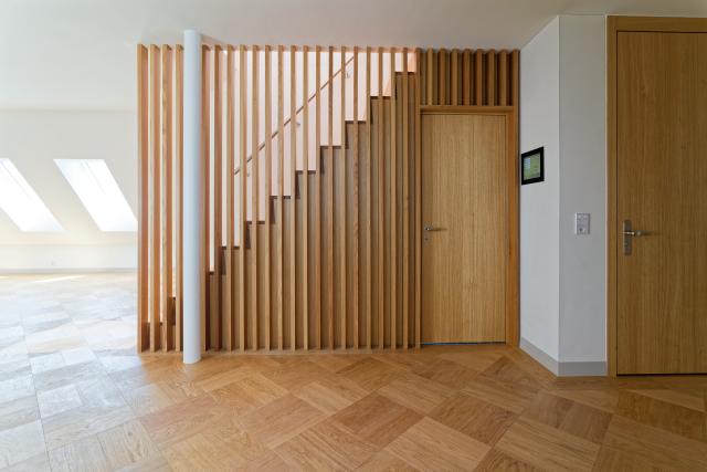 MFH Zürich, Treppe Dachterrasse