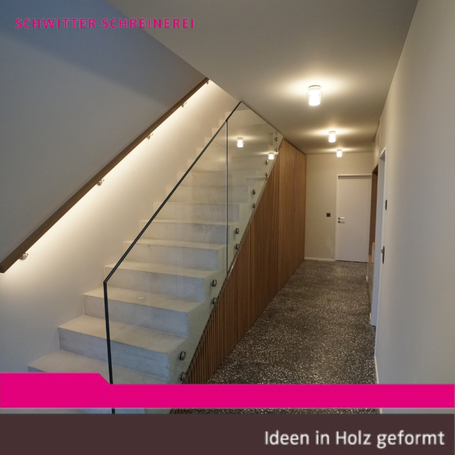 Handlauf mit integrierter Beleuchtung