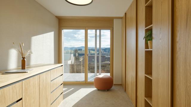 Schreinerarbeiten Wohnhaus Thurgau Ankleide