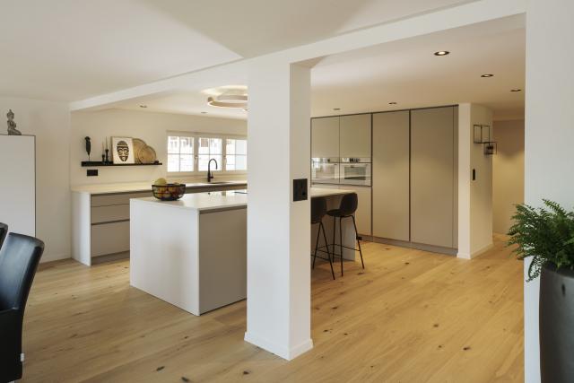 Einbauküche im Raum optimal platziert