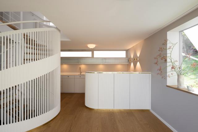 Ansicht Küche und Treppe
