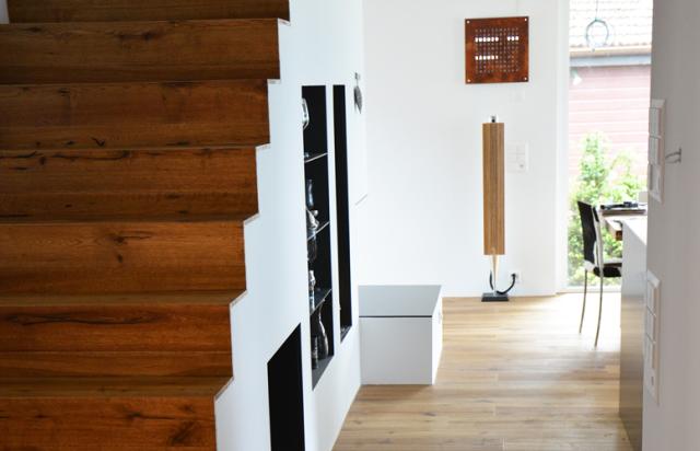 Treppe belegt
